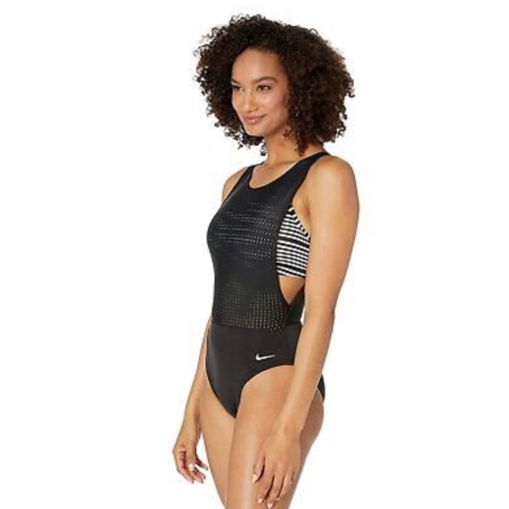 Nike Sport Layered One Piece Swimsuit